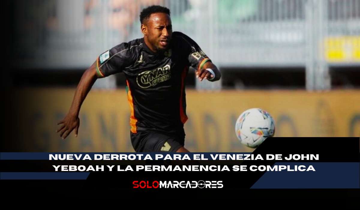 John Yeboah y el Venezia no levantan cabeza