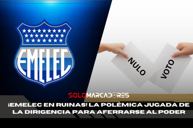 La dirigencia de Emelec estaría jugando sus cartas
