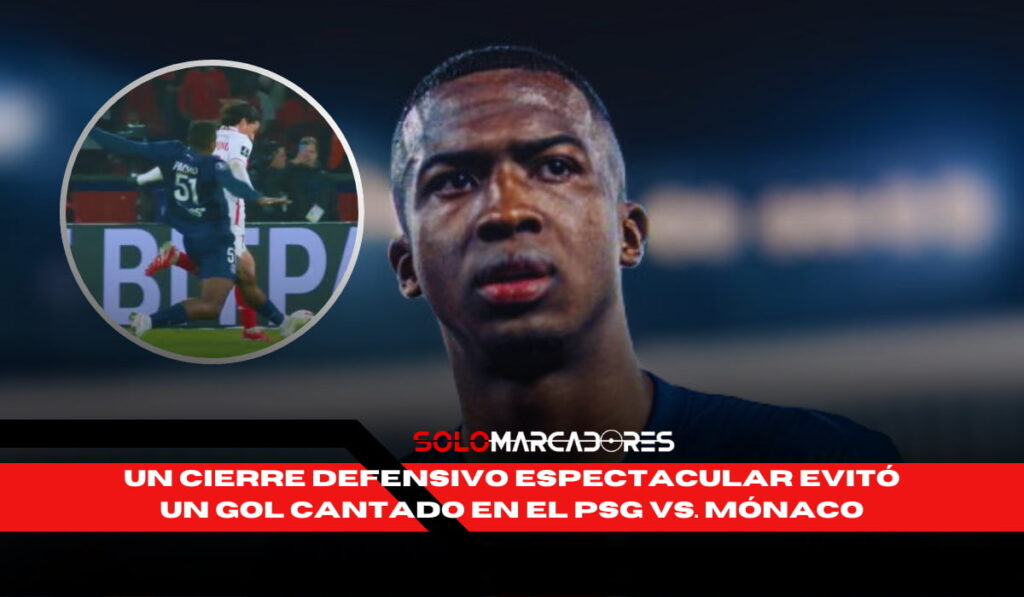 Lo de Willian Pacho en el PSG vs. Mónaco