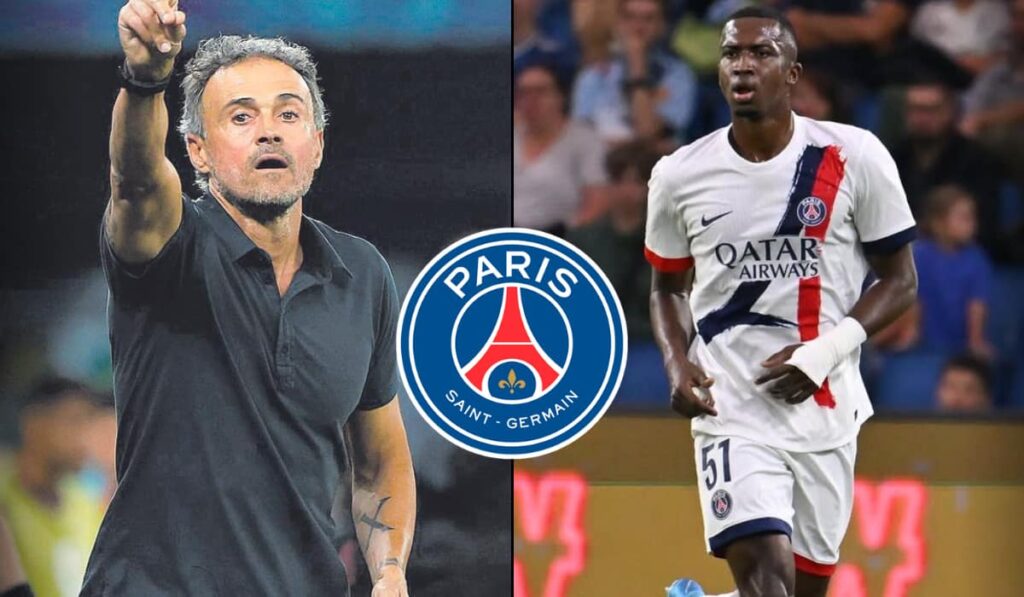 Luis Enrique se rinde ante Willian Pacho