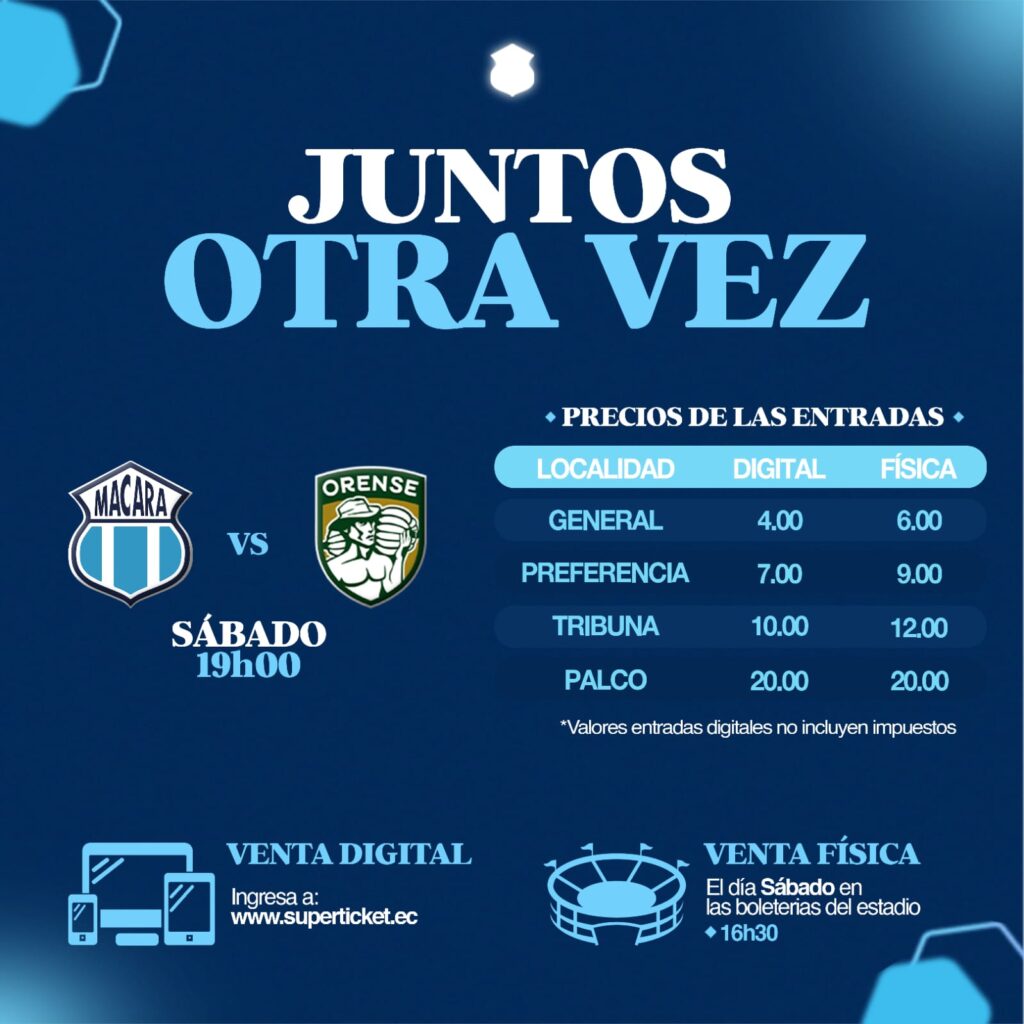 EN DIRECTO | Macará vs Orense: Todo lo que debes saber sobre el duelo de la primera fecha de la LigaPro 2025 1 EN DIRECTO | Macará vs Orense: Todo lo que debes saber sobre el duelo de la primera fecha de la LigaPro 2025