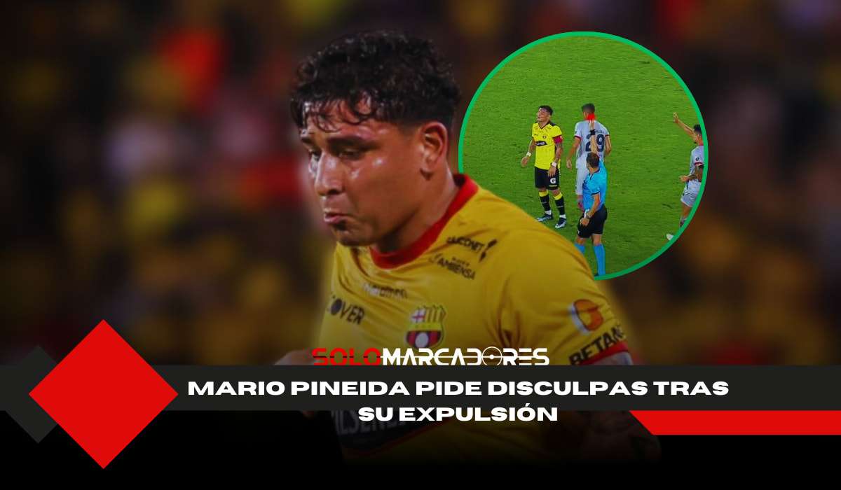 Mario Pineida expulsado al minuto 10
