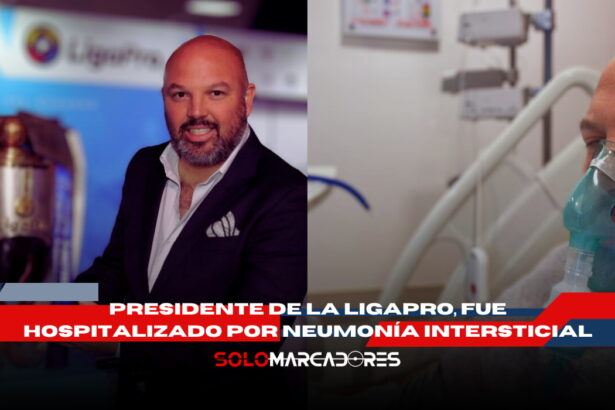 Miguel Ángel Loor presidente de la LigaPro fue hospitalizado