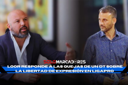 Miguel Ángel Loor responde a un DT