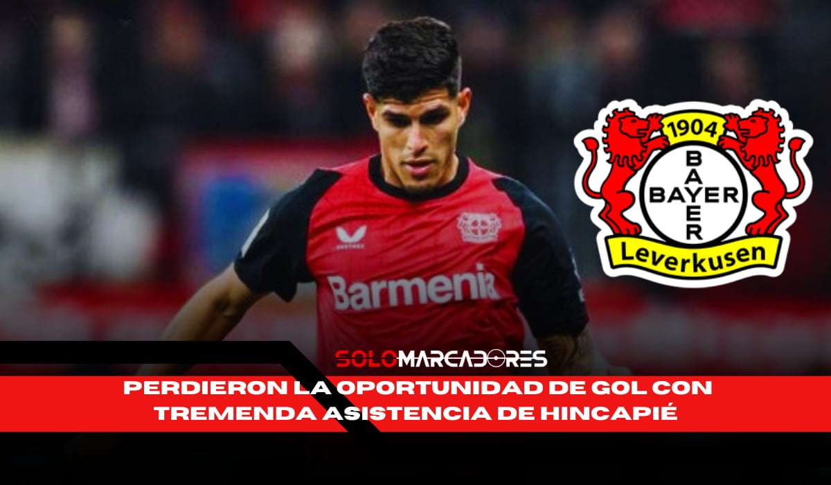 Piero Hincapié y el Bayer Leverkusen pelearon