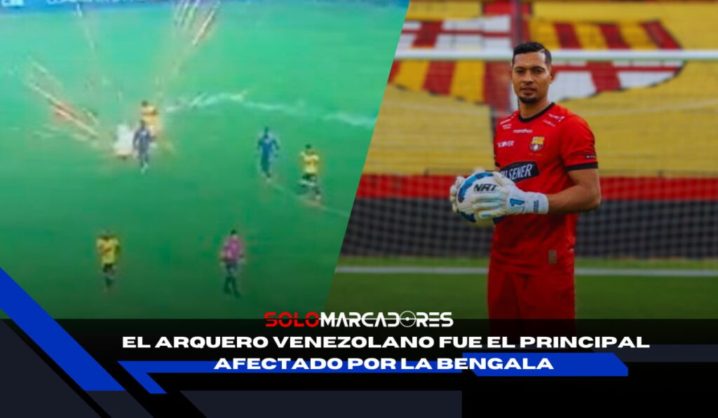 Un petardo impactó a metros de José Contreras