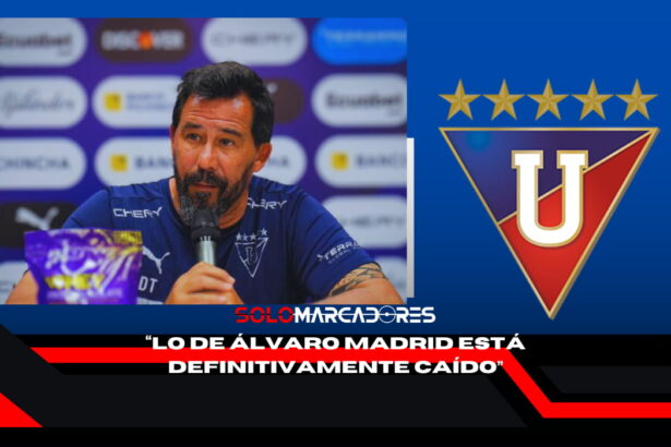 ¡Noticias frescas para los hinchas de Liga! Vitamina Sánchez cerró el caso Álvaro Madrid y dio la bienvenida a Melvin Díaz 1 Vitamina Sánchez cerró el caso Álvaro Madrid