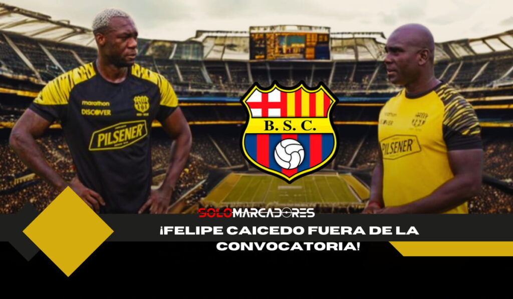 Barcelona SC sigue imparable: Cortez y Corozo lo consolidan como líder absoluto 2 ¿Por qué Felipe Caicedo no jugará contra Delfín La razón que preocupa a Barcelona SC