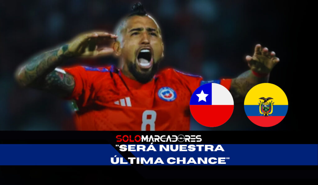 VIDEO |Arturo Vidal avisa a Ecuador: "Es una final para nosotros y vamos por los tres puntos" 2 Arturo Vidal calienta el Chile vs Ecuador