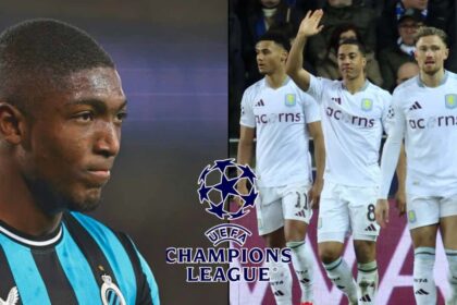 Aston Villa derrotó al Brujas de Joel Ordóñez y toma ventaja en la Champions League