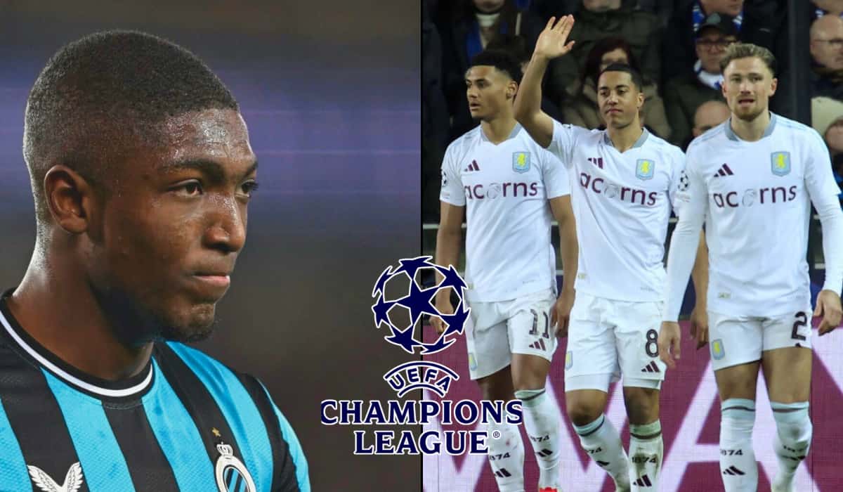 Aston Villa derrotó al Brujas de Joel Ordóñez y toma ventaja en la Champions League