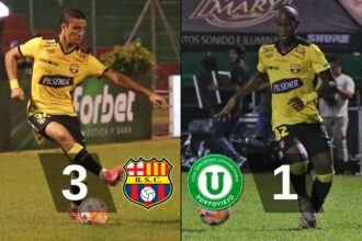 Barcelona SC con juveniles y vence a LDU Portoviejo en la Noche Amarilla