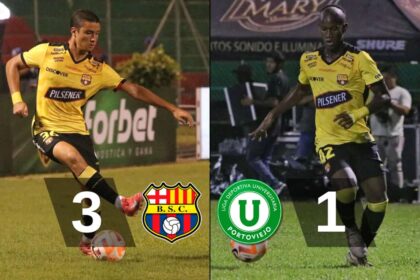 Barcelona SC con juveniles y vence a LDU Portoviejo en la Noche Amarilla