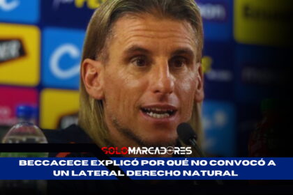 Beccacece volvió a dejar fuera