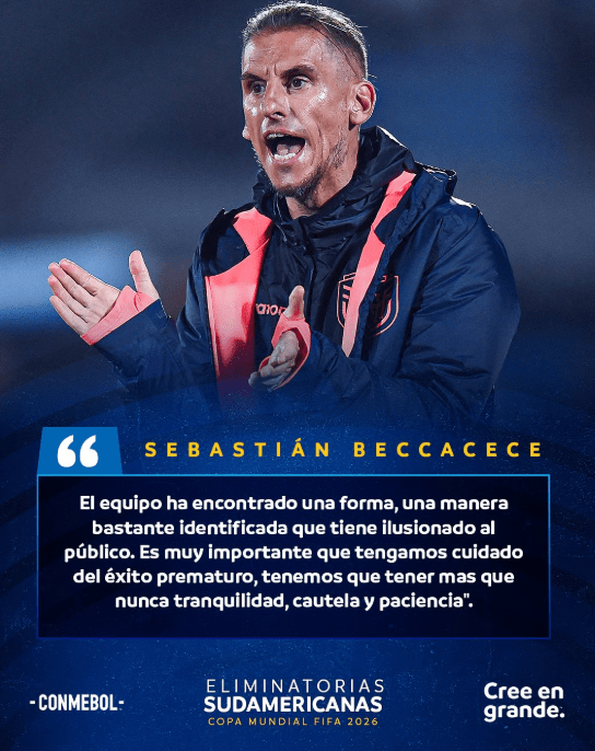 ⚽️ Sebastián Beccacece y su visión para La Tri: vivir el presente y fortalecer el proceso