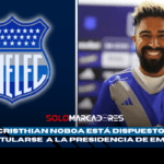 ¡Cristhian Noboa sorprende! Quiere ser presidente de Emelec 4 ¡Cristhian Noboa sorprende! Quiere ser presidente de Emelec