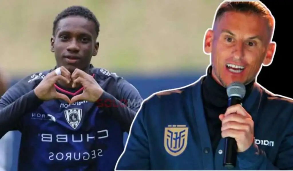 Darwin Guagua, el sparring que Beccacece quiso hacer debutar con Ecuador