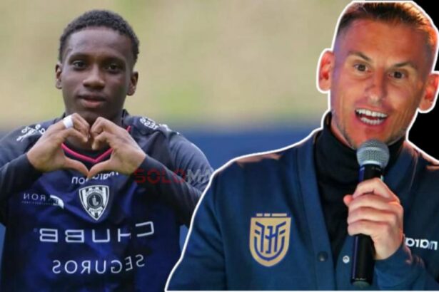 Darwin Guagua, el sparring que Beccacece quiso hacer debutar con Ecuador