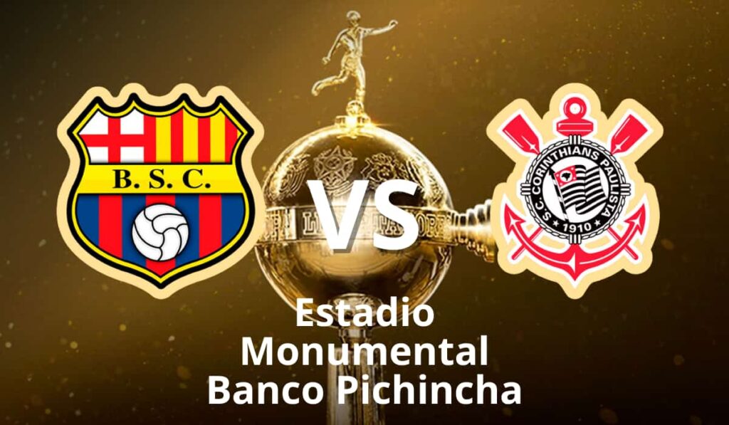 Dónde ver el partido Barcelona SC vs Corinthians EN VIVO