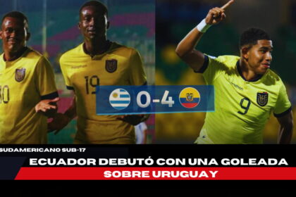 Ecuador aplasta a Uruguay en el Sudamericano Sub 17