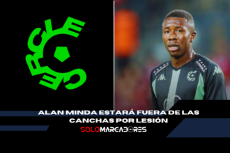 El Cercle Brugge confirmó la lesión de Alan Minda