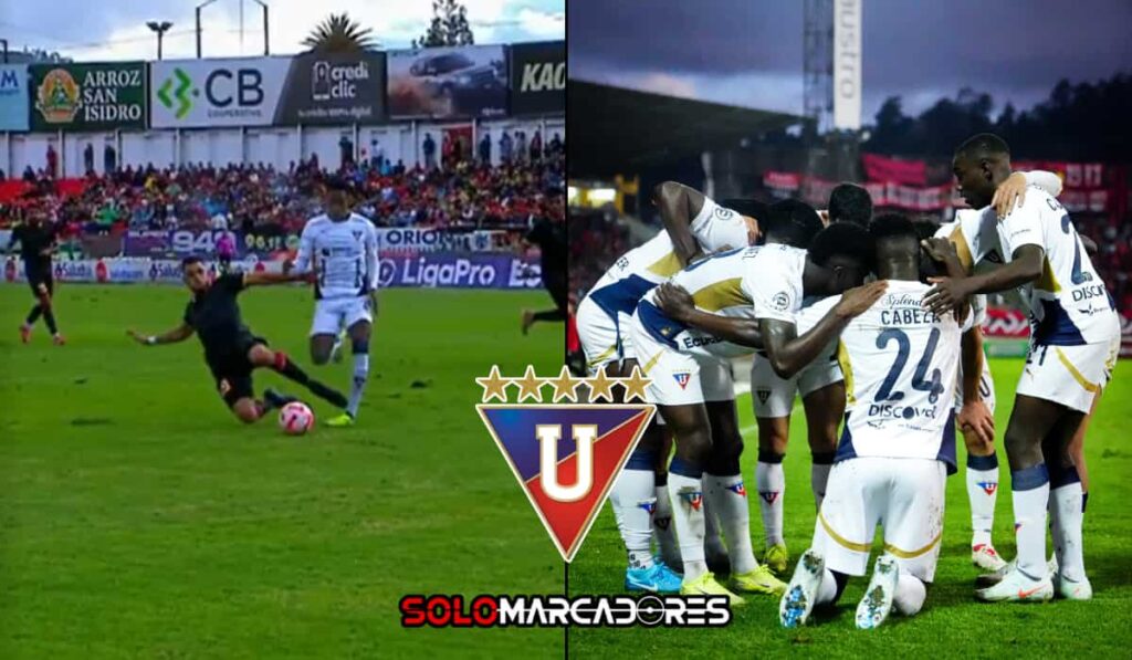 El penal no cobrado a Liga de Quito que desató la controversia