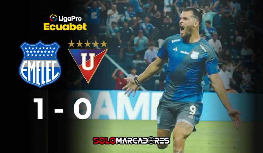 Emelec despierta y derrota a Liga de Quito en el Capwell