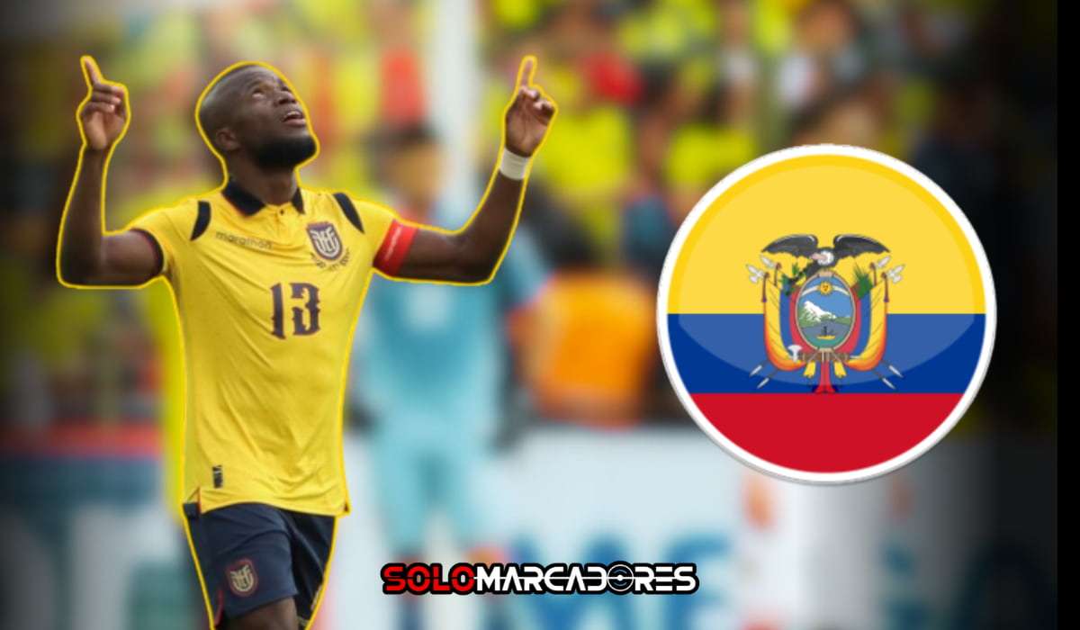 Enner Valencia, cerca de un nuevo récord con la Selección de Ecuador