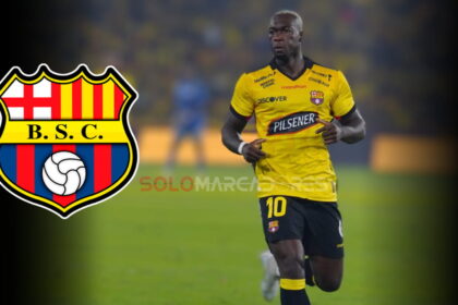 Felipe Caicedo falló una clara oportunidad ante Técnico Universitario