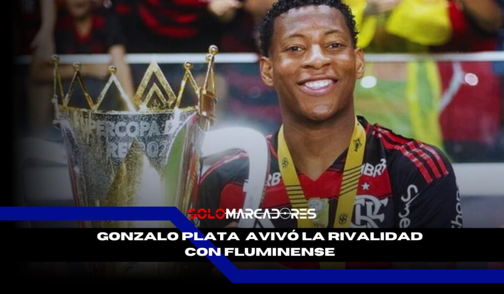 Gonzalo Plata y su gesto provocador contra Fluminense