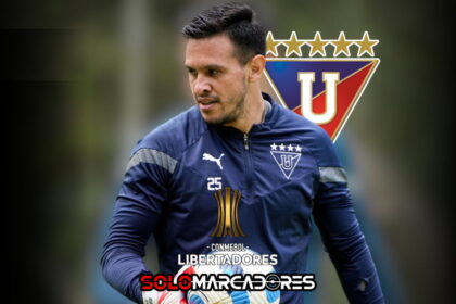 Gonzalo Valle toma el arco de Liga de Quito en la Copa Libertadores