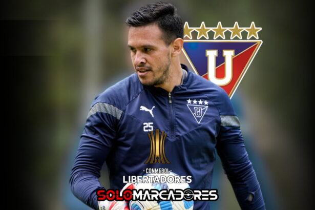 Gonzalo Valle toma el arco de Liga de Quito en la Copa Libertadores