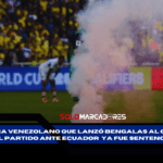 ¡Sancionado! Hincha venezolano recibe castigo tras lanzar bengalas en el partido ante Ecuador 4 Hincha venezolano recibe castigo tras lanzar bengalas en el partido ante Ecuador