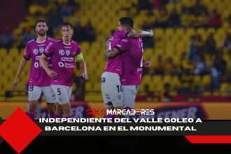 Independiente del Valle humilla a Barcelona en el Monumental con una goleada histórica
