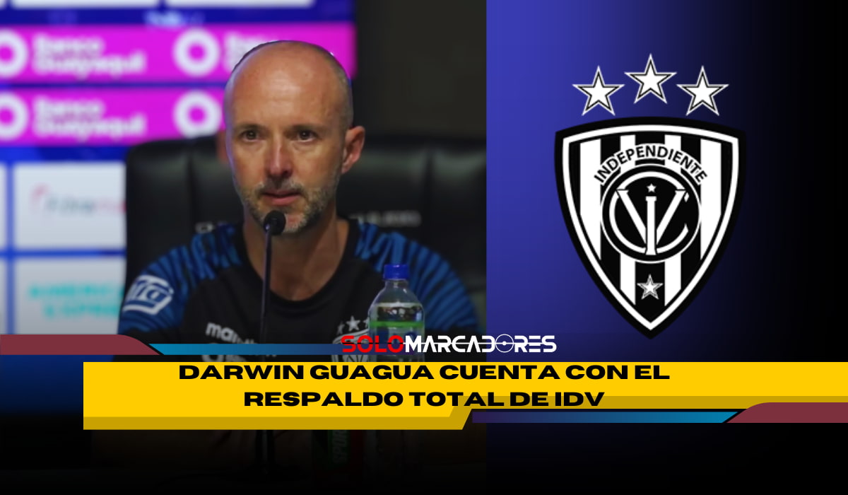 Javier Rabanal defiende a Darwin Guagua y lo proyecta en Independiente del Valle