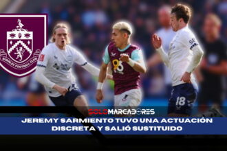 Jeremy Sarmiento no tuvo su mejor noche y salió sustituido