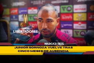 Junior Sornoza regresa con todo para el duelo clave entre IDV y Barcelona