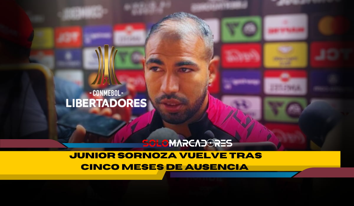 Junior Sornoza regresa con todo para el duelo clave entre IDV y Barcelona