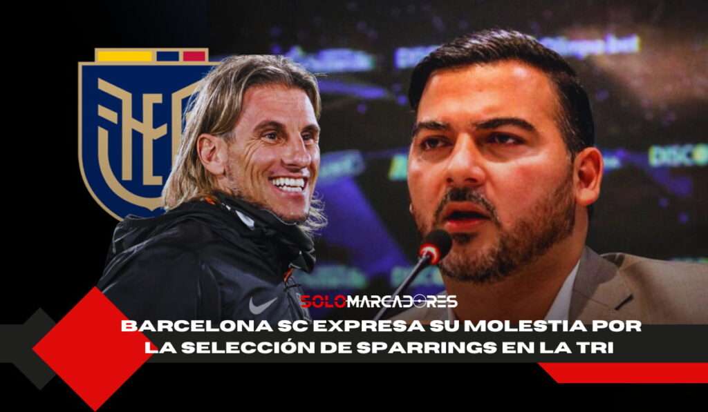 La evidente molestia de Barcelona SC por los sparrings de IDV en La Tri