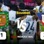 Liga de Quito ganó sobre la hora con un tanto discutido