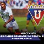 Los Albos golearon 3-0 a Delfín en Casa Blanc