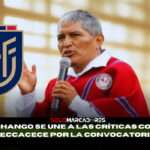 Luis Alfonso Chango cuestiona a Beccacece y la FEF por el caso Darwin Guagua: "Puede ser sospechoso..." 3 Luis Alfonso Chango cuestiona a Beccacece y la FEF por el caso Darwin Guagua