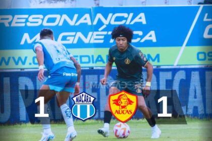 Macará se quedó sin liderato y Aucas se lamenta