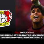 Noche difícil para Piero Hincapié y el Leverkusen