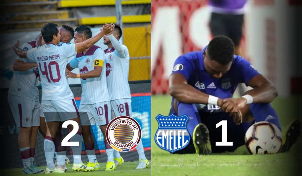 Nueva derrota de Emelec ante Vinotinto en la Fecha 4
