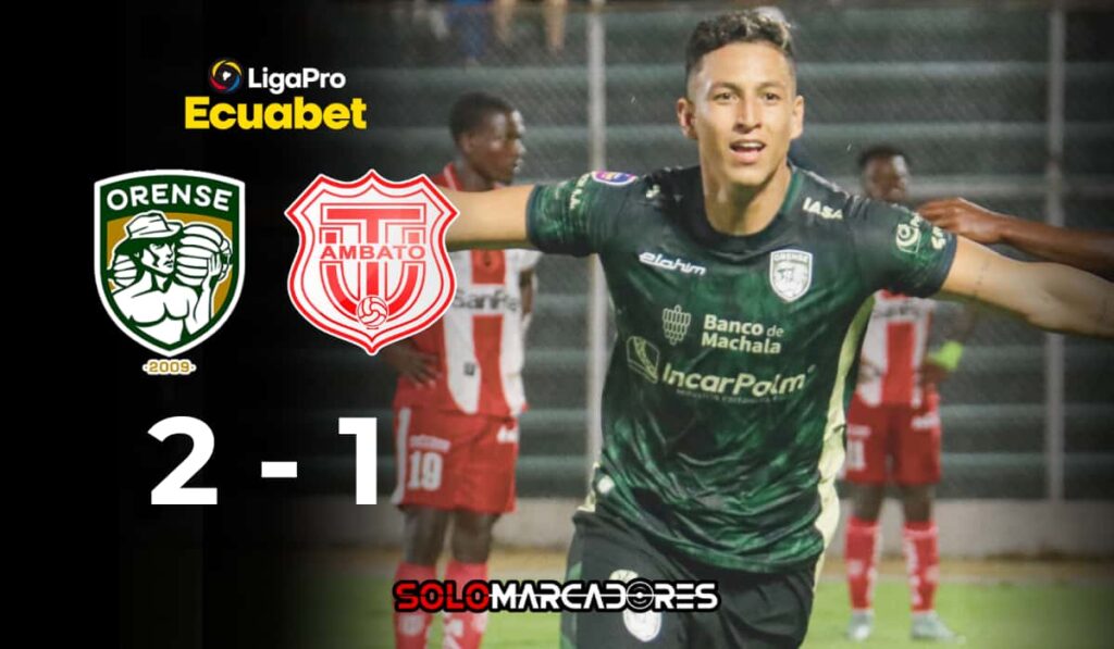 Orense se acerca al liderato con doblete de Miguel Parrales