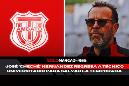 Paúl Vélez se va y Técnico Universitario confía en un viejo conocido