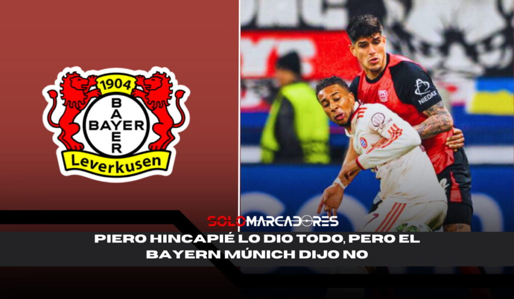 ¡Piero Hincapié sigue brillando en Alemania! Nueva asistencia con el Bayer Leverkusen 2 Piero Hincapié y el Leverkusen