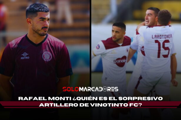 Rafael Monti, el goleador inesperado que brilla en Vinotinto FC