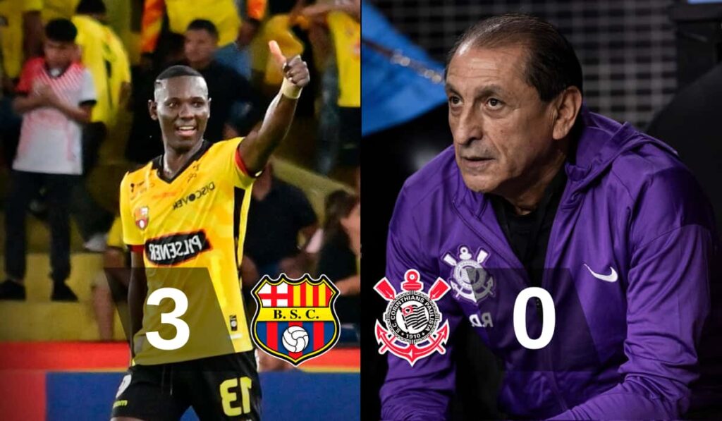 Antonio Álvarez presidente de Barcelona SC se emociona: "Este equipo no le tiene miedo a nadie, como el de mi abuelo" 1 Ramón Díaz DT de Corinthians reconoció la superioridad de Barcelona SC